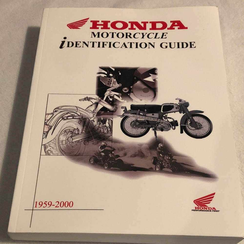 Genuine Honda Motorcycle Identification Guide 1959-2000